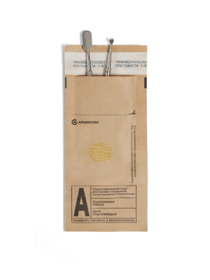 Пакет для стерилизации 75х150 Альянс Хим бумажный крафт самозапечат-ся, 100шт/уп