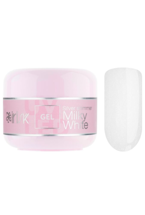 Гель IRISK ABC Milky White (silver shimmer), 15мл