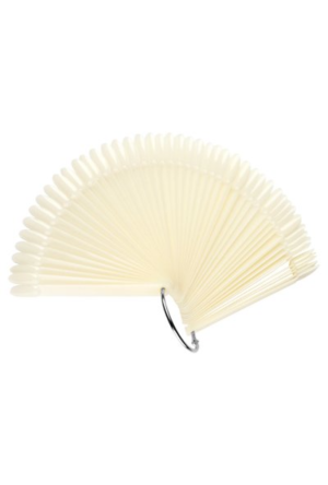 Палитра на кольце натуральная миндалевидная, 50шт