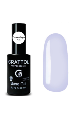 База для гель-лака каучуковая Grattol 13 Rubber Base Camouflage, 9 мл