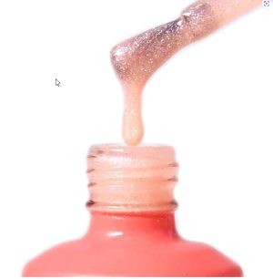 Ликвид гель (жесткая база) камуфлирующая 4hands Shimmer Peach, 12 мл