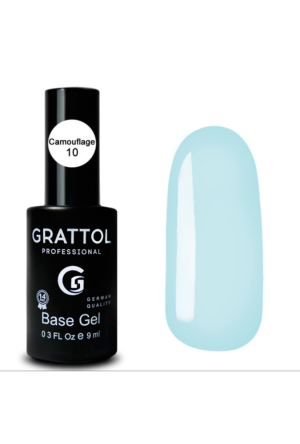 База для гель-лака каучуковая Grattol 10 Rubber Base Camouflage, 9 мл