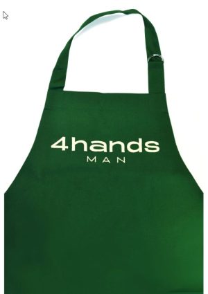 Фартук зеленый 4hands MAN на запах