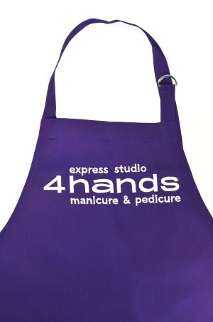 Фартук фиолетовый 4hands на запах (мужской)