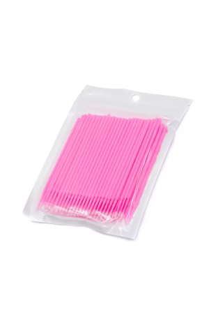 Микробраши розовые 2 мм, 100 шт/уп