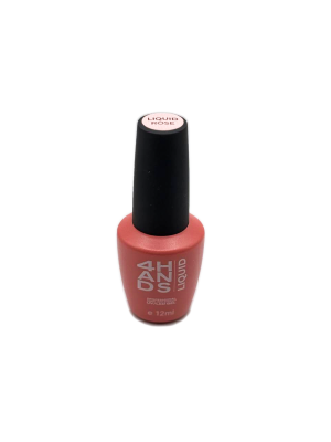 Ликвид гель (жесткая база) камуфлирующая 4hands Rose, 12 мл