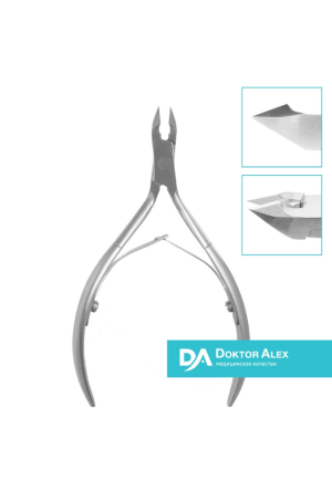Кусачки для кожи Dr.Alex, двойная пружина 7 мм, С-0711