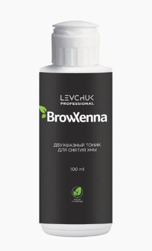 Тоник двухфазный для снятия хны BrowXenna 100 мл.