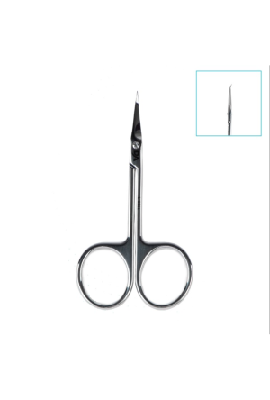 Ножницы для кутикулы Dr.Alex, длина лезвия 22,5мм, загнутый кончик, L-0901