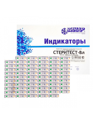 Индикатор для контроля стерилизации внутри упаковок и изделий СтериТест (ВЛ) 180/60, 500шт/упак