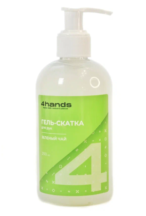 Гель-скатка для рук 4hands Зеленый чай, 250 мл