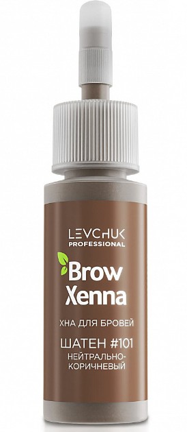 Хна для бровей BrowXenna Шатен 101 Нейтрально-коричневый, 10 мл.