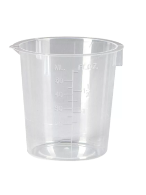Стакан мерный пластик с носиком, 50 мл
