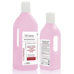 Жидкость для снятия акрила и иск.ногтей De'Lakrua X-stronge Тip Remover, 1 л.