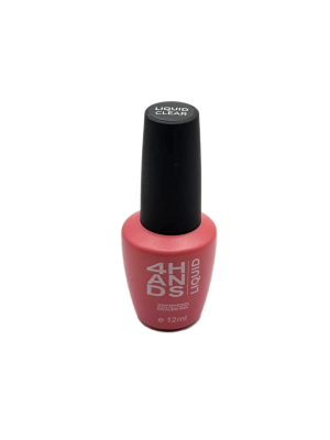 Ликвид гель (жесткая база) прозрачная 4hands Clear, 12 мл