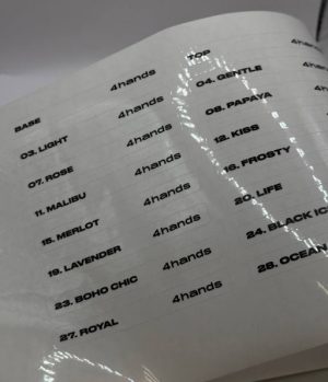 Наклейка для палитры лаков 4hands (01-30)