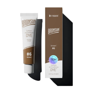 Краска для ресниц и бровей BRONSUN Коричневый №6 15 мл