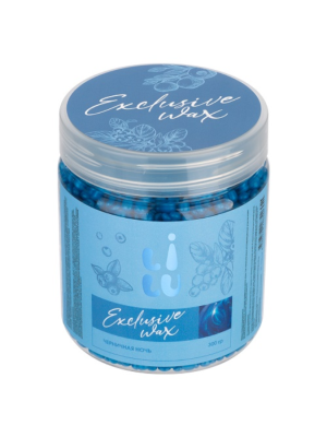 Воск полимерный перламутровый в пакете Exclusive Wax, 100 гр LILU Черничная Ночь