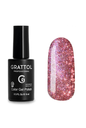 Гель-лак Grattol 04 светоотражающий Bright Cristal, 9 мл