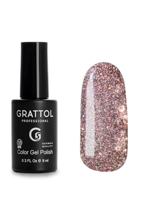 Гель-лак Grattol 02 светоотражающий Bright Cristal, 9 мл