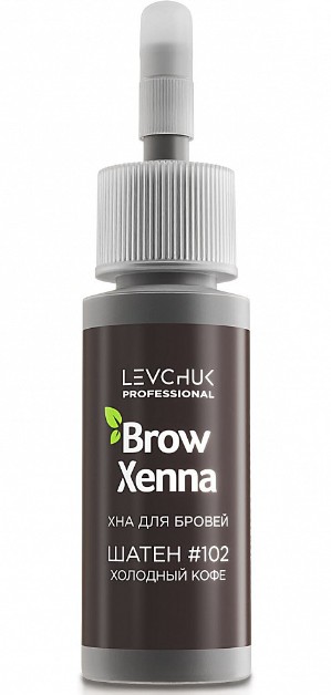 Хна для бровей BrowXenna Шатен 102 Холодный кофе, 10 мл.