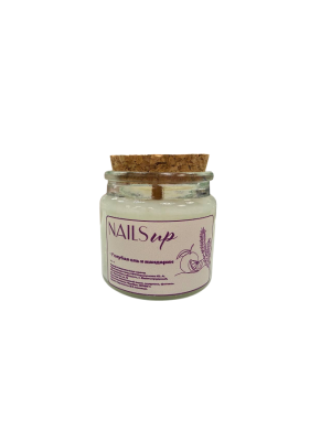 Свеча парфюмированная Nails up Голубая ель и мандарин, 100 мл