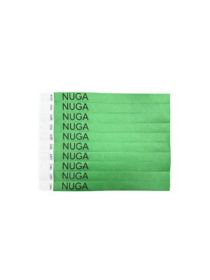 Бумажные(контрольные) браслеты с нанесением NUGA