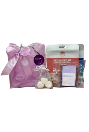 Подарочный набор Nails up №1 в сумке (Арома саше, маска для лица, мыло)