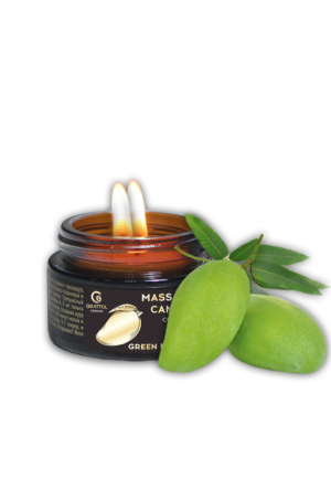 Свеча массажная на кокосовом воске Grattol Манго, 30 мл