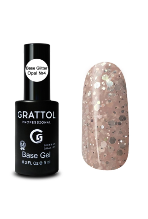 База для гель-лака каучуковая Grattol 04 Rubber Base Opal, 9 мл